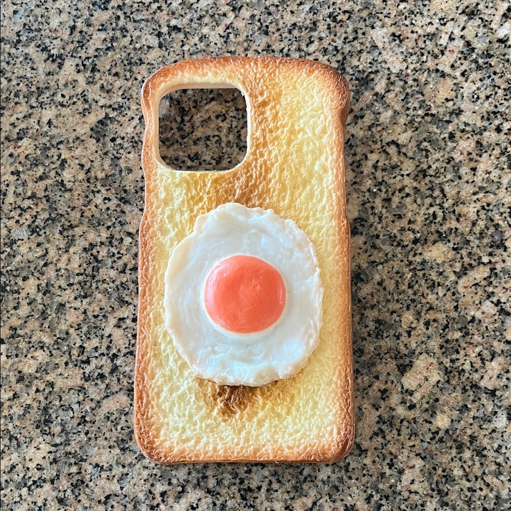 Egg Toast Ugly Phone Case Etsy
